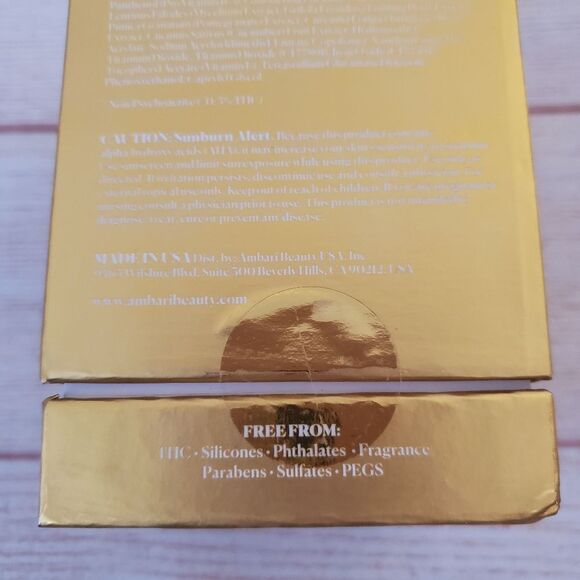 Ambari Gold Profection 22 Facial Mask Peel Alpha-Hydroxy Clean Beauty 1 fl. oz. - Picture 9 of 12